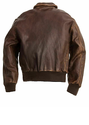 Noora New Mens Antique Brown Bomber Leather Jacket | Designer Antique Brown Bomber Leather Jacket SU0125