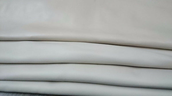 NOORA ICE WHITE offwhite Lambskin Lamb Sheep leather material for sewing hide skin skins hides Genuine Leather Off-White 5 Sq Ft SJ112