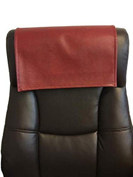 NOORA Lambskin Leather Slip Cover , Head Rest Cover | Home Decor | Theater Room | Modern Cover | Recliner Protector | ST0144