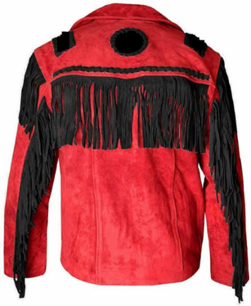 Men's Red Suede Jacket | Red Suede Jacket | Noora International