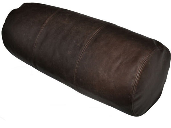 NOORA Leather Bolster Pillow Cover Cushion Soft Stylish Scatter Decent ,Home Decor, Pillow Cover JS03