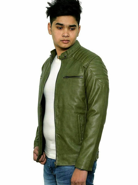 NOORA Olivia Moto Leather Jacket 100% Real Leather original NEW 2020 — standardized 4K background-preserved hero image