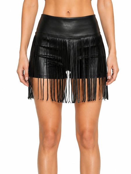 Women's leather shorts — 2880 × 3840 studio hero — Noora International