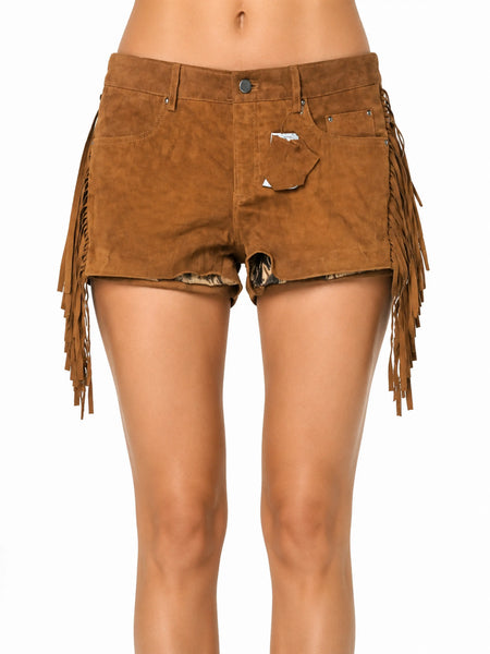Women's leather shorts — 2880 × 3840 studio hero — Noora International