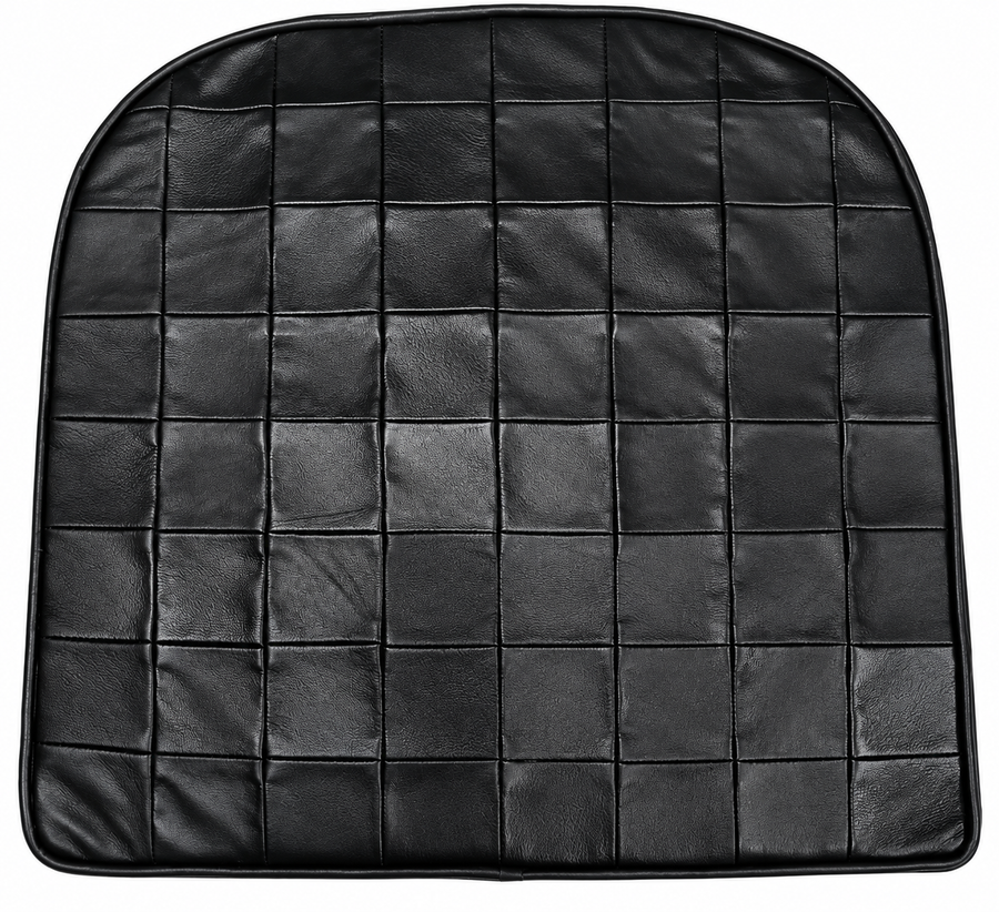 Leather Seat Cushion Black Tolix Yoga Floor Meditation Pad