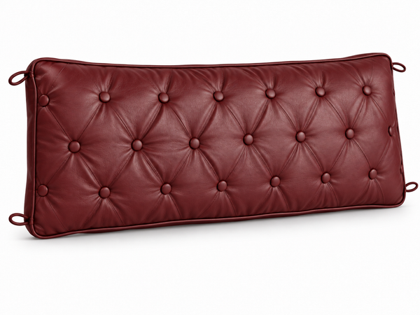 Maroon Bench Seat Cover Indoor Customize Chair Seat Leather – view 2