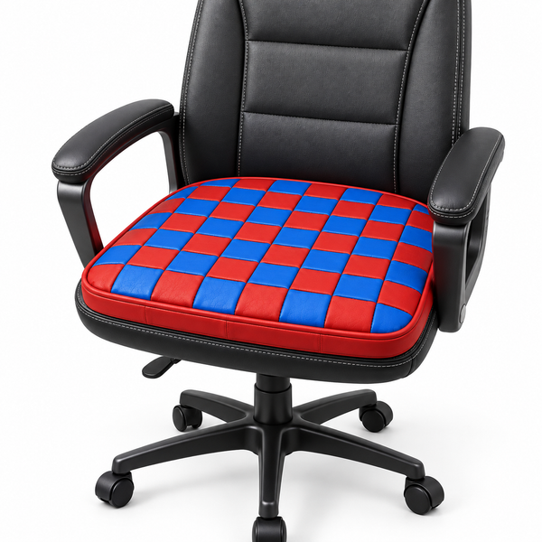 Leather Seat Cushion Red Blue Yoga Floor Tolix Stool Cover – view 2