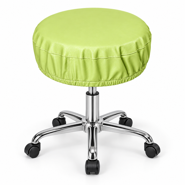 Light Green Barstool Leather Cover Embroidery Seat Furniture Protector – view 2