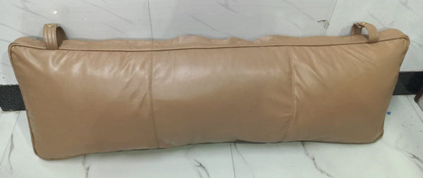 Beige Customized Leather Headboard Cover - Noora International