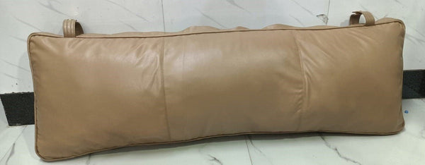 Beige Customized Leather Headboard Cover - Noora International