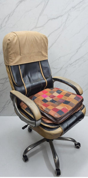 ANTI-SLIP Removable Leather Headrest Cover for Boss Chair