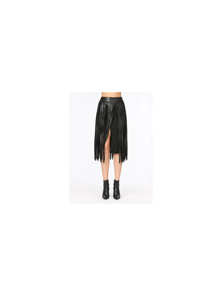 NOORA Women Leather Waist Belt Wrap Dance Long Fringe Tassel Skirt Belt SJ137 — belly-to-toes white-studio product hero