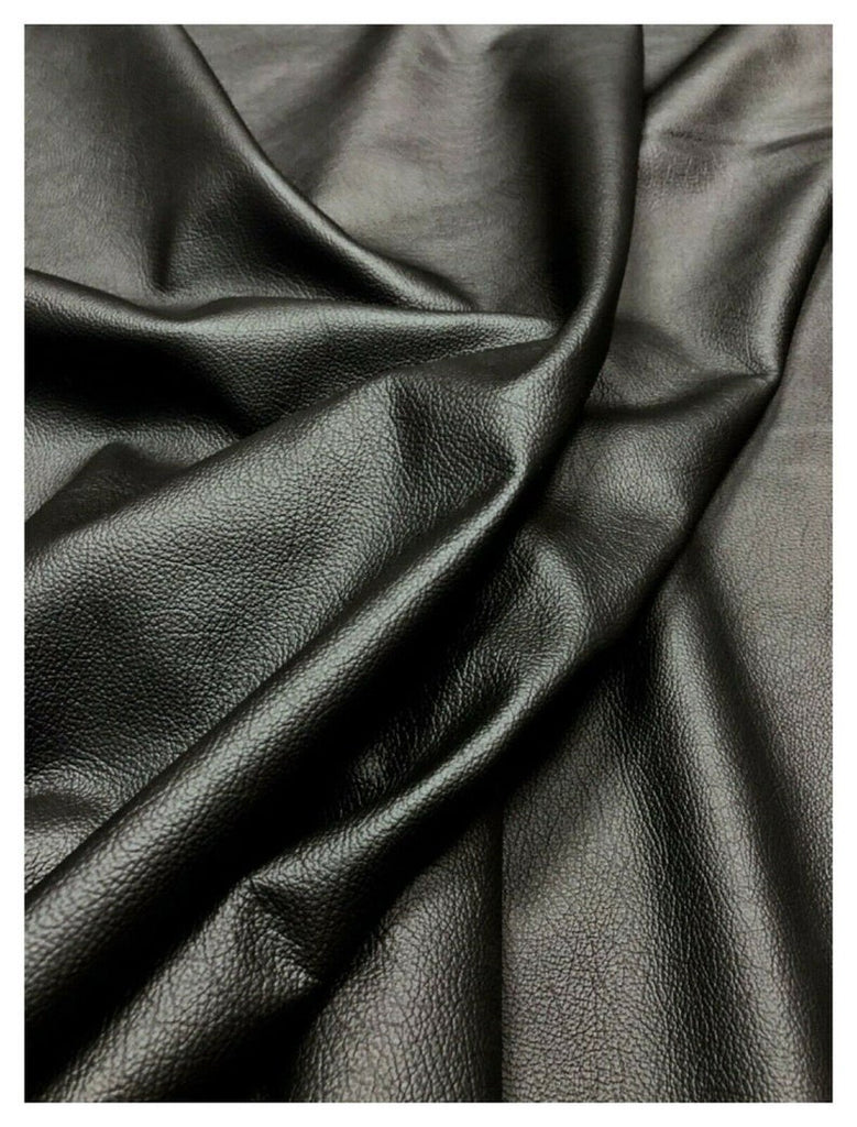 Rustic Black Leather Hides