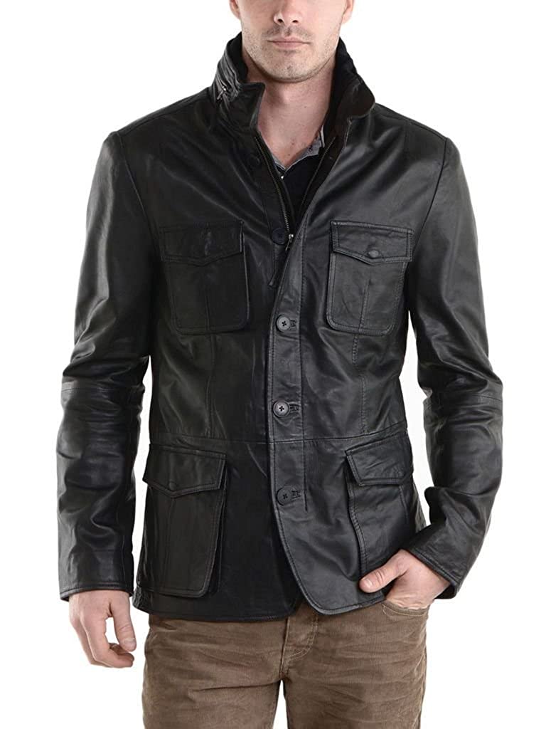 NOORA Men's Pure Slim Fit Outerwear Jacket 244A