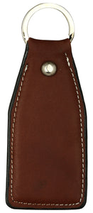Redish brown leather key chain