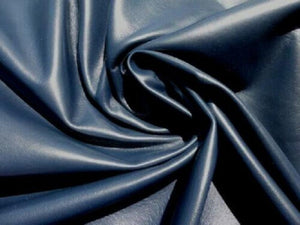 NOORA Navy Leather Sheets Cowhide Leather,Genuine Leather ,Flexible Leather,Leather Supplier,Midnight Dark Blue Leather Sheet 5 SqFt