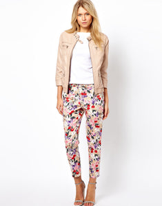 Noora Women's Blush Biker Leather Jacket | Stylish Party Wear Jacket for Women  ST0323