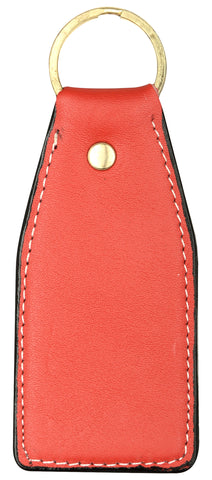 Mahroon leather key chain