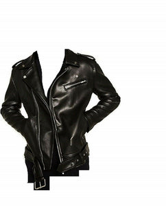 NOORA New MEN'S Lambskin BIKER CAFE RACER  REAL LEATHER SLIM FIT JACKET NI-21