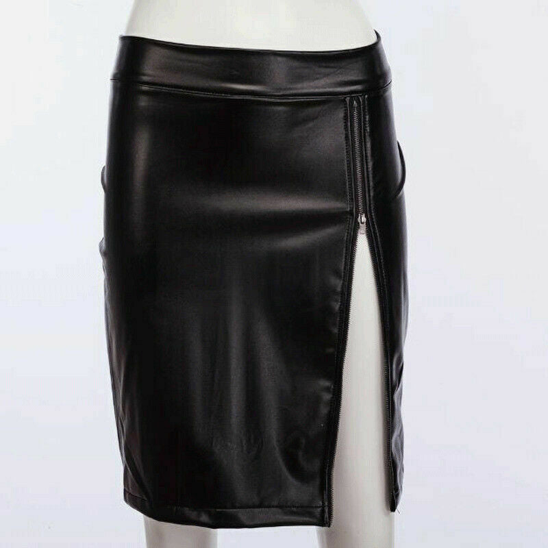 NOORA Womens Real Lambskin Leather Skirt  Leather Mini Skirt ALL SIZE READY