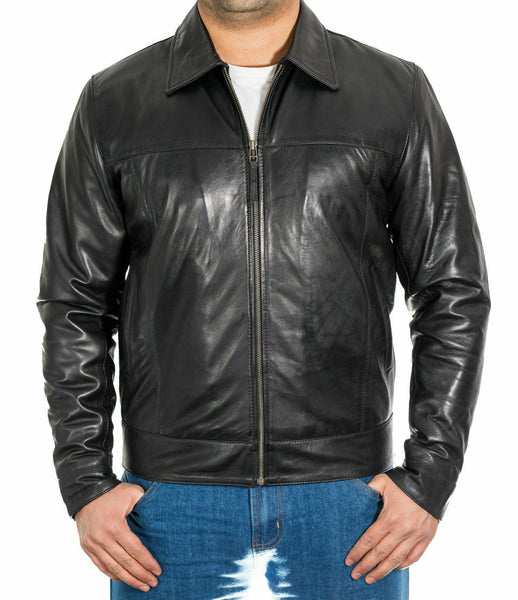 Bomber Leather Jacket | Men's Bomber Jacket | Noora International