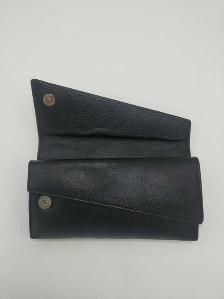 Noora Black Quilted Lambskin Leather Classic WOC Handmade Clutch Bag QD 550