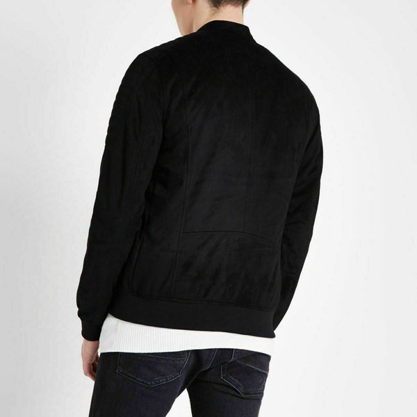 Men's Black Suede Jacket | Black Suede Jacket | Noora International