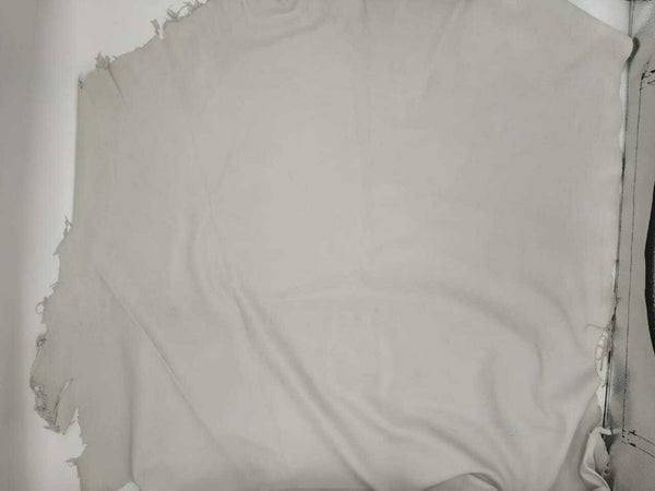 NOORA ICE WHITE off white Lambskin Lamb Sheep leather material for sewing hide skin skins hides 5+ SqFt WA81