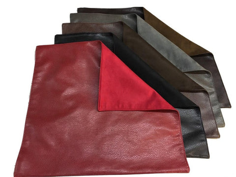 NOORA Lambskin Leather Slip Cover , Head Rest Cover | Home Decor | Theater Room | Modern Cover | Recliner Protector | ST0144