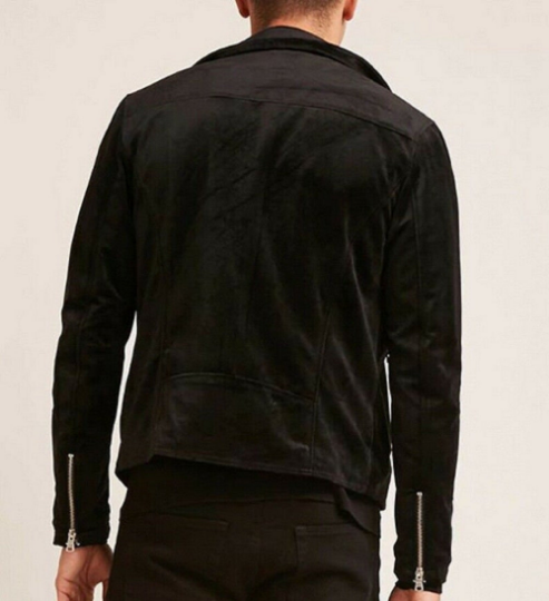 Black Suede Jacket | Lambskin Leather Jacket | Noora International