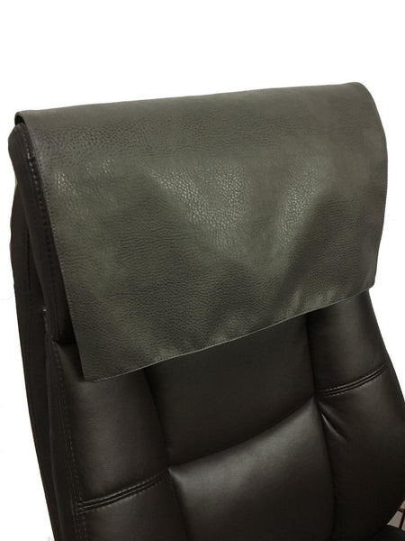 NOORA Lambskin Leather Slip Cover , Head Rest Cover | Home Decor | Theater Room | Modern Cover | Recliner Protector | ST0144
