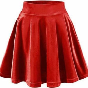 NOORA Handmade Women LambSkin Red Hot! pencil skirt ,Leather Outfit, Women's FULL Leather skirt, 100% Genuine Leather soft mini skirt SP102
