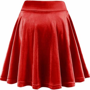 NOORA Handmade Women LambSkin Red Hot! pencil skirt ,Leather Outfit, Women's FULL Leather skirt, 100% Genuine Leather soft mini skirt SP102