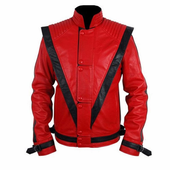 NOORA Mens Lambskin Colour Block Leather Quilted Jacket , Men's Red & Black Belted Biker Jacket | ST046