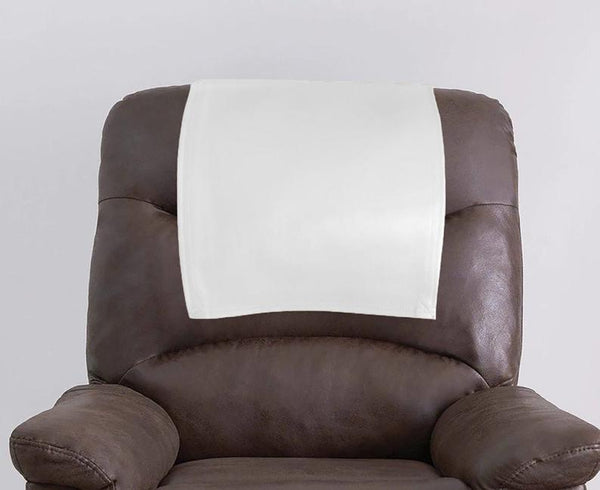 Noora Lambskin Leather,Headrest Cover, Furniture Protector, Loveseat Theater Seat,Black Colour BS021