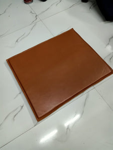 Lambskin Leather TAN SQUARE CHAIR PAD | Dining Seat Pad for Home and Office | Housewarming Gifts