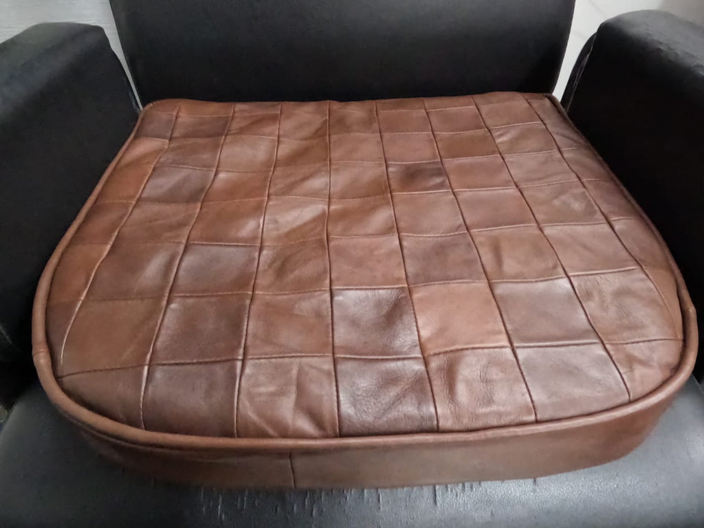 NOORA Customized Genuine Leather Seat Cushion Cover, Dining Cushion, Table  Seat