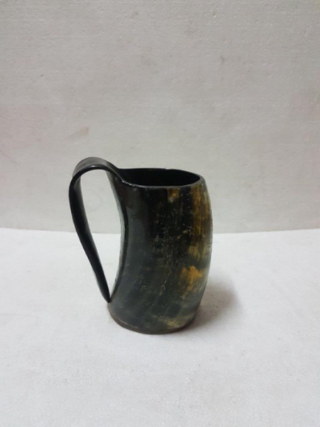 Noora Handcrafted Horn Mug, Personalized, Viking Drinking Horn Mug, Beer Mug,Game of Thrones, Gifts For Men, Tankard Cup SU097