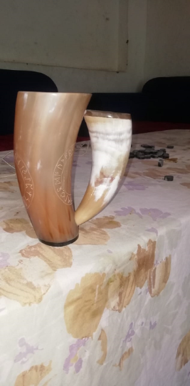 Handcrafted Horn Medieval Viking Tankard Drinking Horn Mug , Bar, Groomsmen Gift |Halloween Party