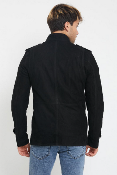 Black Safari Jacket | Men's Safari Jacket | Noora International