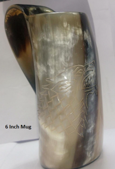 Game of Thrones Horn Mug | Handcrafted Horn Mug | Noora International