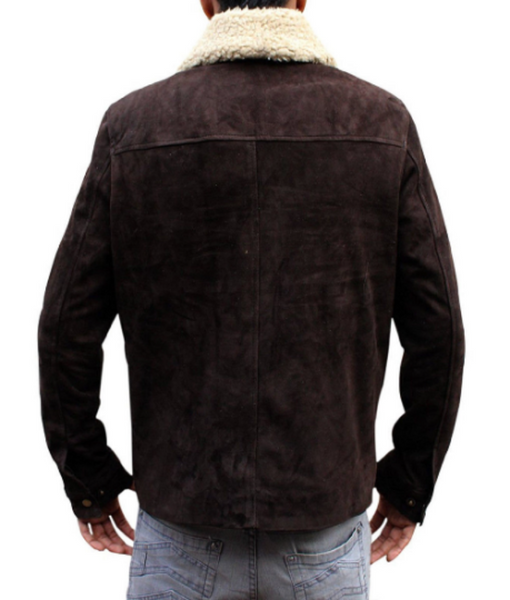 Dark Brown Suede Jacket | Tan Leather Jacket | Noora International