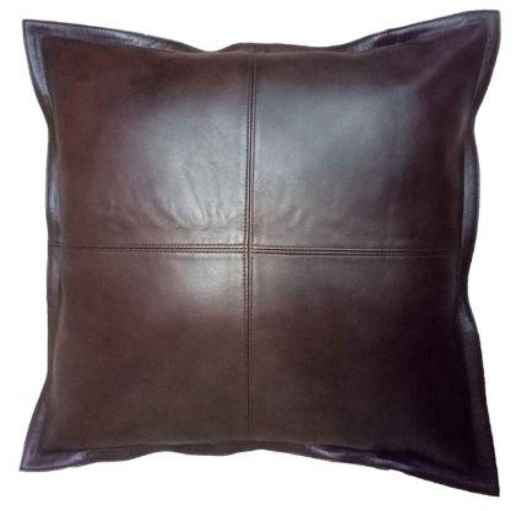 Noora Lambskin Leather Cushion Covers, Soft Pillow Case, Housewarming Gift Pillow, Living Decor, Home Decor, Throw Case Cover YK75
