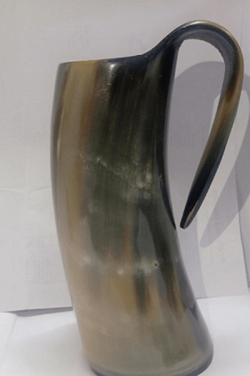 Handcrafted Horn Mug, Personalized, Viking Drinking Horn Mug, Beer Mug, Groomsmen Gift, Game of Thrones, Gifts For Men, For Gift Halloween YK07 - Noora International
