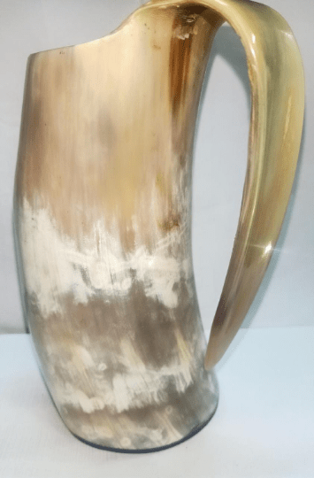 Handcrafted Horn Mug, Personalized,Viking Drinking Horn Mug, Beer Mug, Groomsmen Gift, Best Gifts For Men - Noora International
