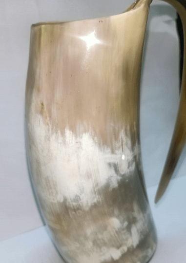 Handcrafted Horn Mug, Personalized,Viking Drinking Horn Mug, Beer Mug, Groomsmen Gift, Best Gifts For Men - Noora International