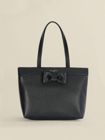 Women Stylish Black Design Leather Handbag