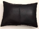 NOORA Leather Pillow Cover, Cushion Pillow Cover, Living Décor, Home Décor, Quilted Cover ,Throw Case Cover Black SU0164