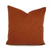 NOORA 100% Real Brown Suede Leather pillow cover, Home Decor Square Soft Pillow Cover YK108