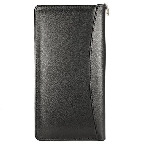 Personalized wallet for men's, Black Passport, Cheque Book Holder Travel Wallet Card Holder
